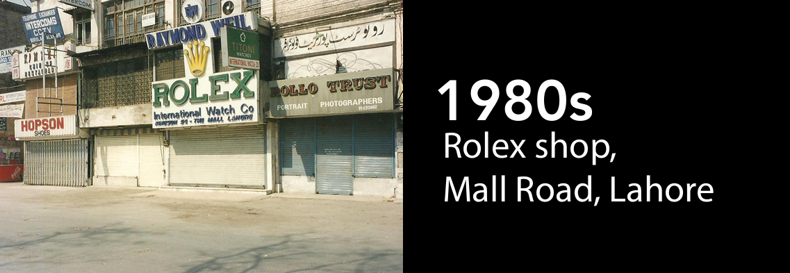 Rolex on Mall Road - 1980