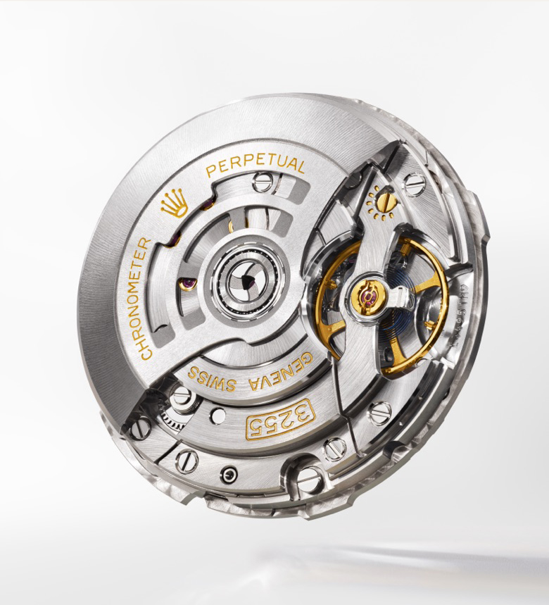 Rolex crown close-up