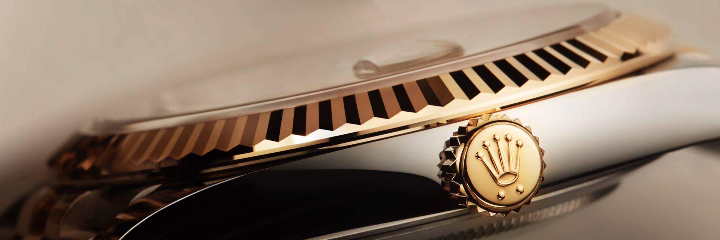 Rolex watch side view